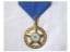 Medalla cinta azul