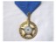 Medalla de bachiller cinta azul