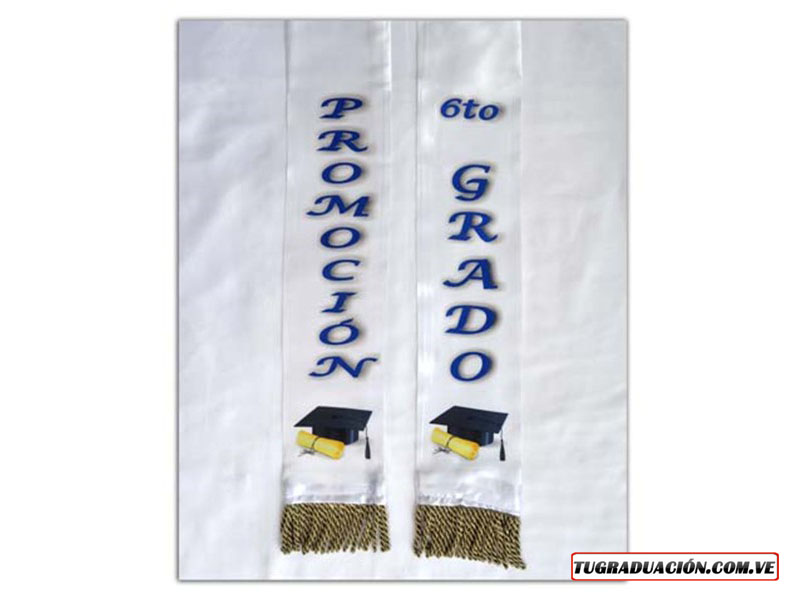 Estola de graduación de 6to grado