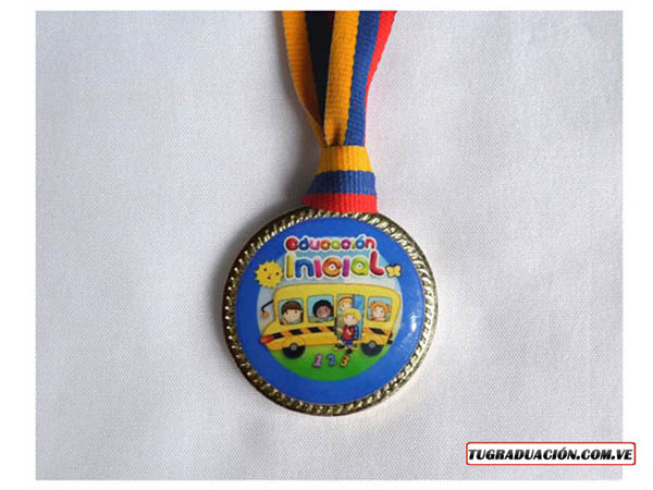 Medalla de graduación de preescolar
